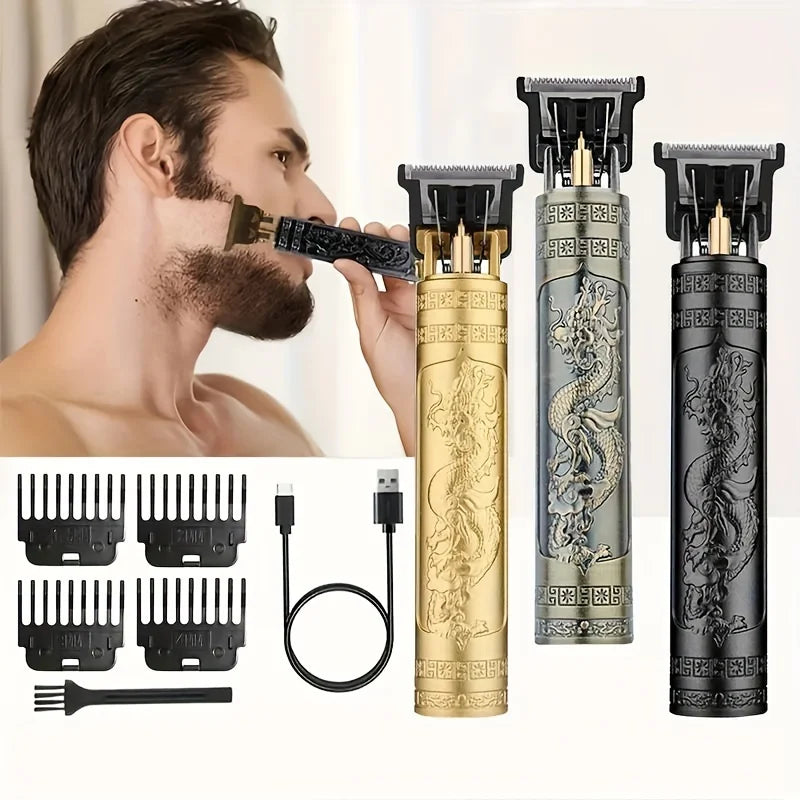 Professional Wireless Hair Clipper for Men Trimmer Set Beard Grooming Kit Precision Cutter Easy Use hair clipper limit comb