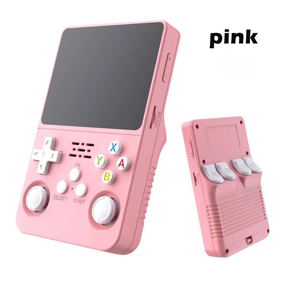 Open Source R36S Retro Handheld Video Game Console Linux System 3.5 Inch IPS Screen Portable Pocket Video Player R35S 64GB Games