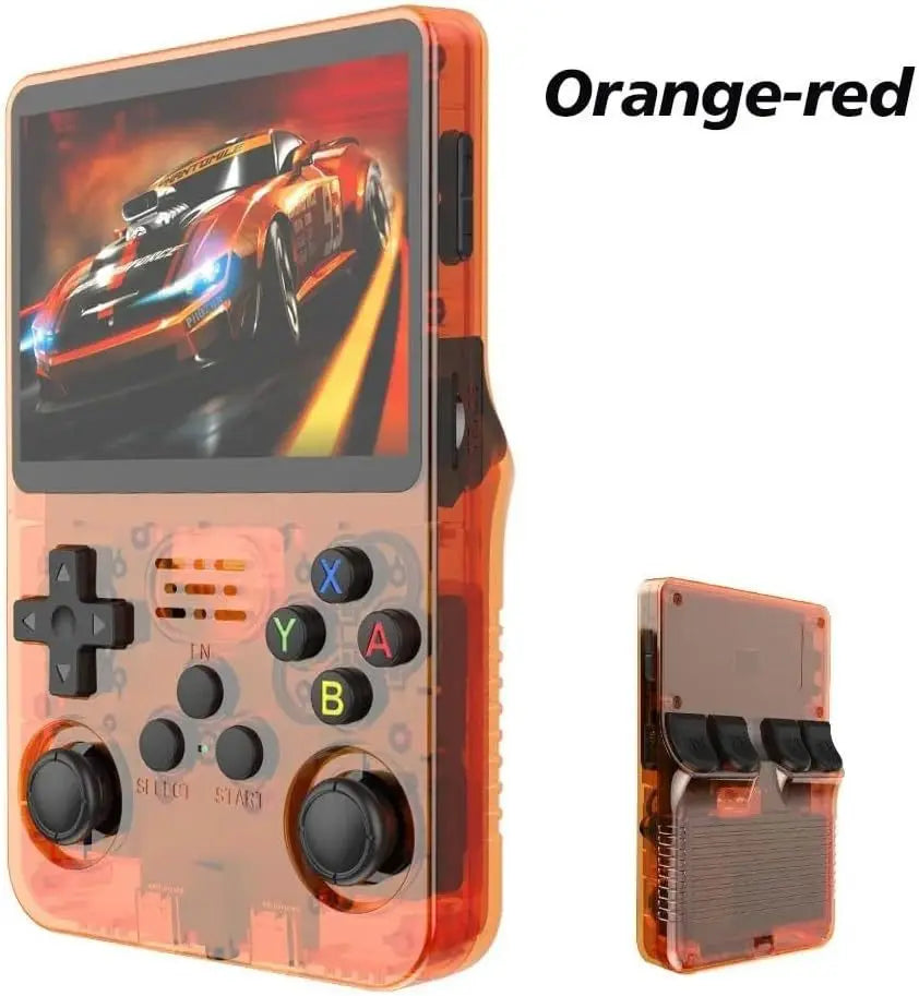 Open Source R36S Retro Handheld Video Game Console Linux System 3.5 Inch IPS Screen Portable Pocket Video Player R35S 64GB Games