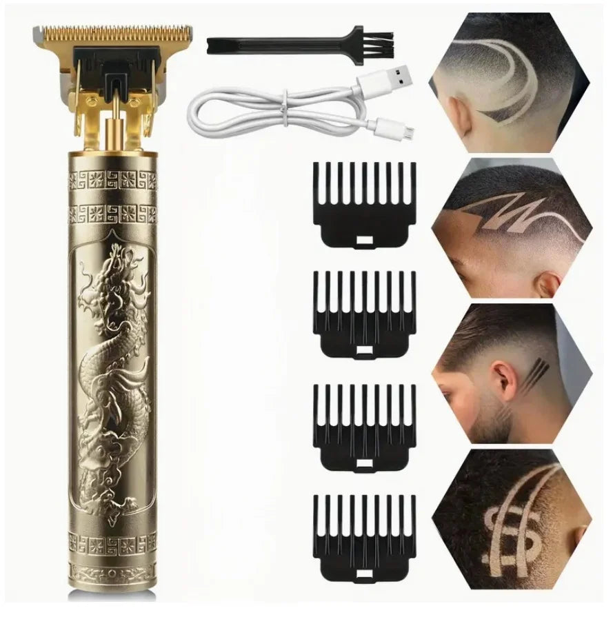 Professional Wireless Hair Clipper for Men Trimmer Set Beard Grooming Kit Precision Cutter Easy Use hair clipper limit comb